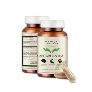 Tatva Ashwagandha Capsules 450mg – Herbal Supplement for Men & Women