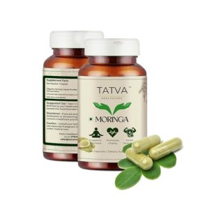 Tatva Moringa Capsules 450mg – Energy, Immunity & Wellness Support | 60 Caps